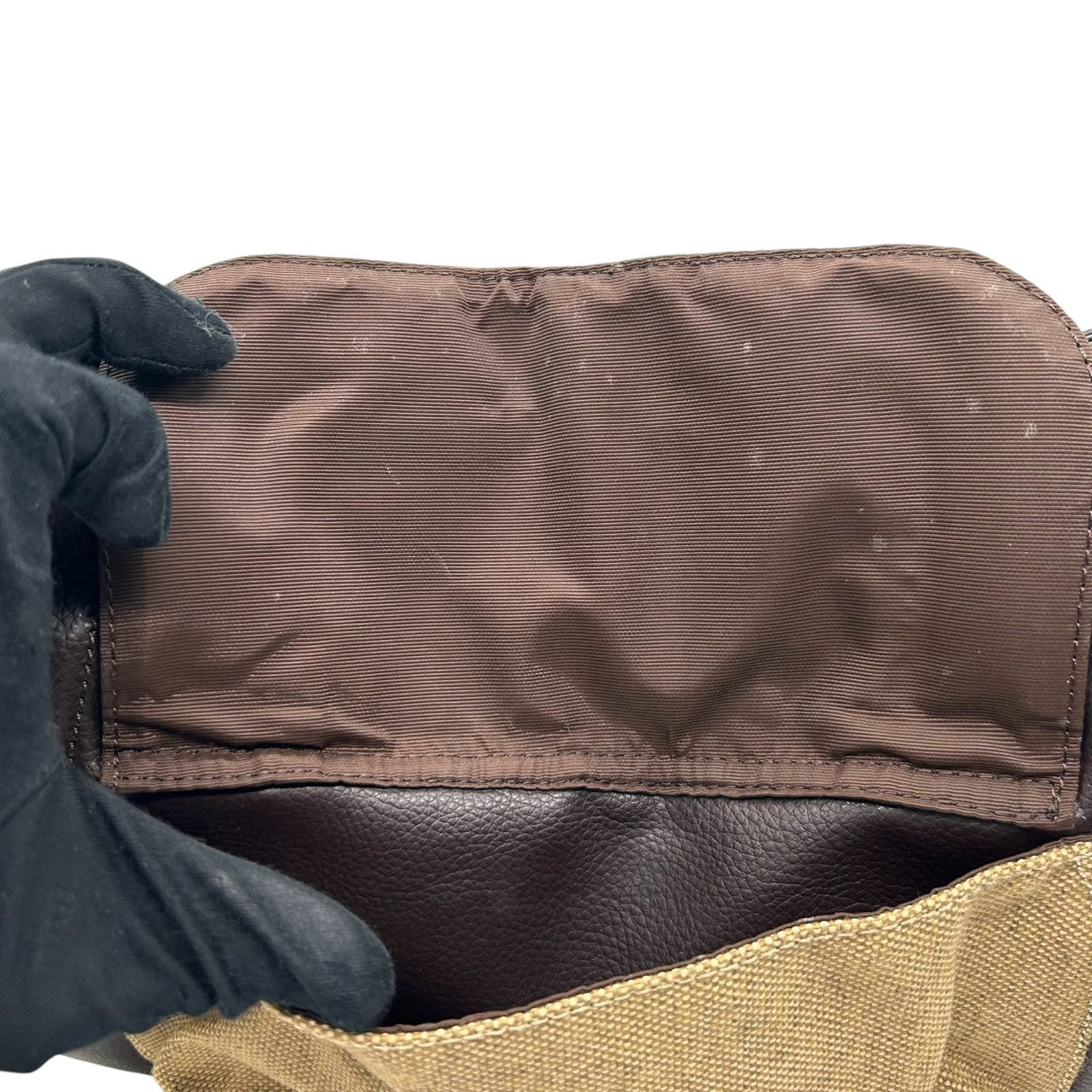 BOSCH ボッシュ ワンショルダーバッグ ハンドバッグ レザー キャンバス 異素材ミックス ブラウン ベージュ ベルトバックル フラップポケット レディース エレガント きれいめ 大人カジュアル 通勤 オフィス 肩掛け デイリーユース U8