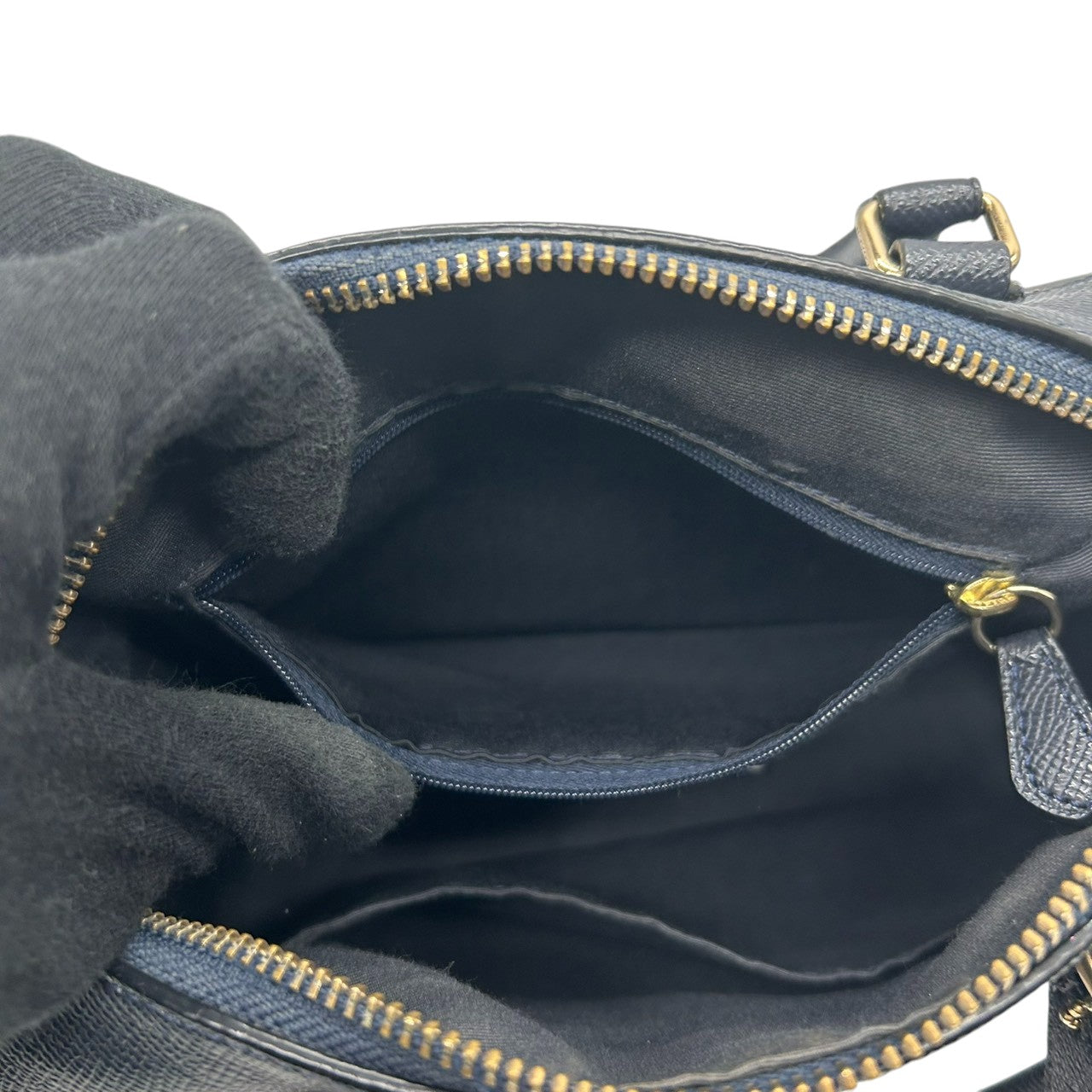 美品 コーチ COACH ミニ ベネット サッチェル 2WAY ショルダーバッグ ハンドバッグ ミニボストン F57521 クロスグレインレザー 本革 ネイビー 紺 ミッドナイト ゴールド金具 斜め掛け クロスボディ レディース 通勤 通学 E6