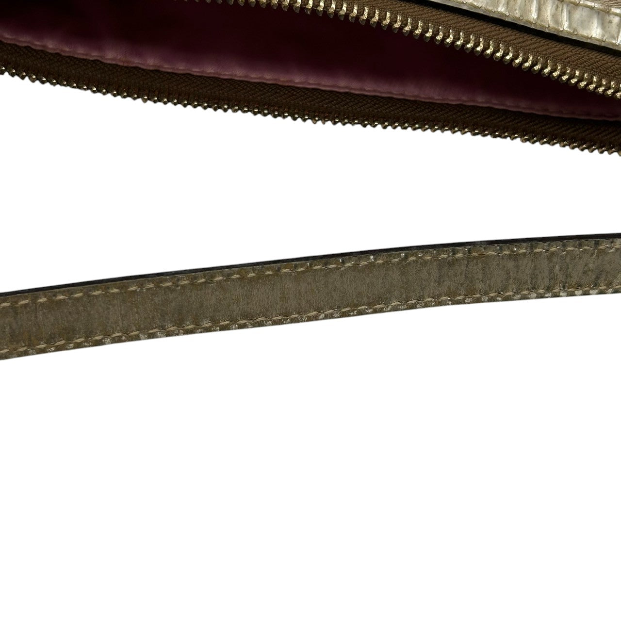 コーチ COACH ショルダーバッグ ハンドバッグ 2WAY シグネチャー F13278 キャンバス レザー ベージュ ゴールド ラメ ストライプ パーカー 斜め掛け ワンショルダー 肩掛け クロスボディ レディース 鞄 カバン カジュアル s86