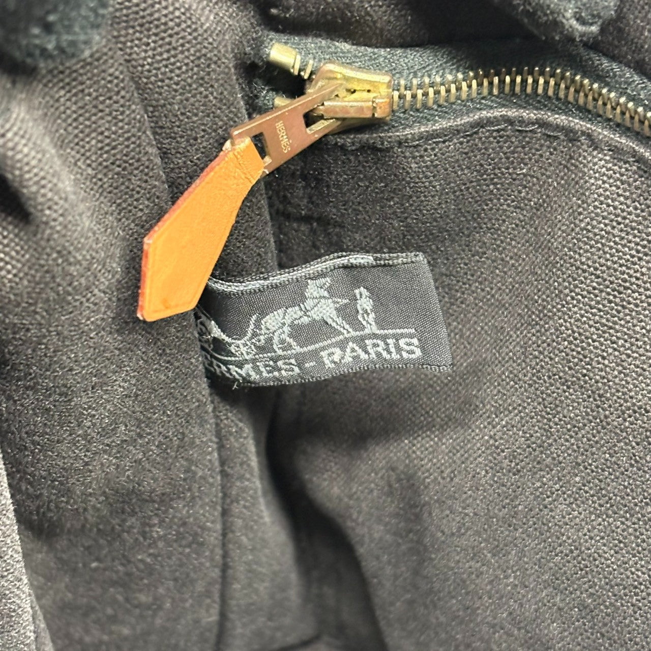 【良品】エルメス HERMES フールトゥPM トートバッグ キャンバス ダークブラウン 茶色 シルバー金具 廃盤 希少 ヴィンテージ ビンテージ カジュアル デイリーユース 自立可 手提げ ミニトート ユニセックス 鞄 カバン 通勤 通学 定番 P