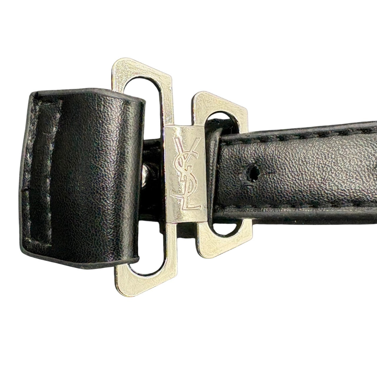 美品 イヴ・サンローラン Yves Saint Laurent YSL トートバッグ ハンドバッグ ワンショルダーバッグ 肩掛け キャンバス レザー ブラック 黒 ゴールド金具 ビッグロゴ デカロゴ クラシック エレガント ヴィンテージ ビンテージ s5
