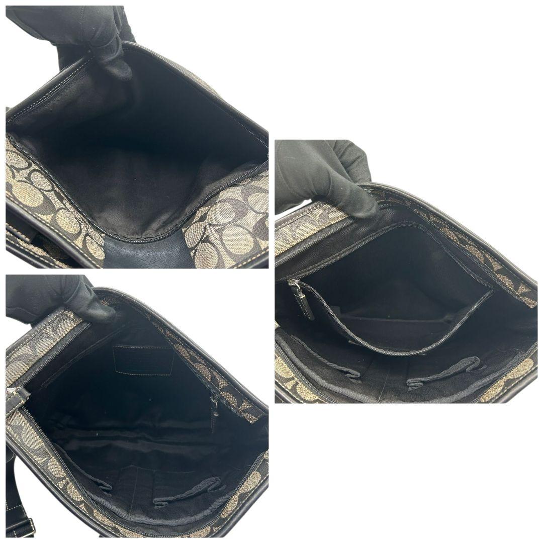 コーチ ショルダーバッグ 黒 ブラック シグネチャー ヘリテージ ウェブ PVC レザー 斜め掛け可 ロゴ F70562 s74 ハンドバッグ トートバッグ COACH