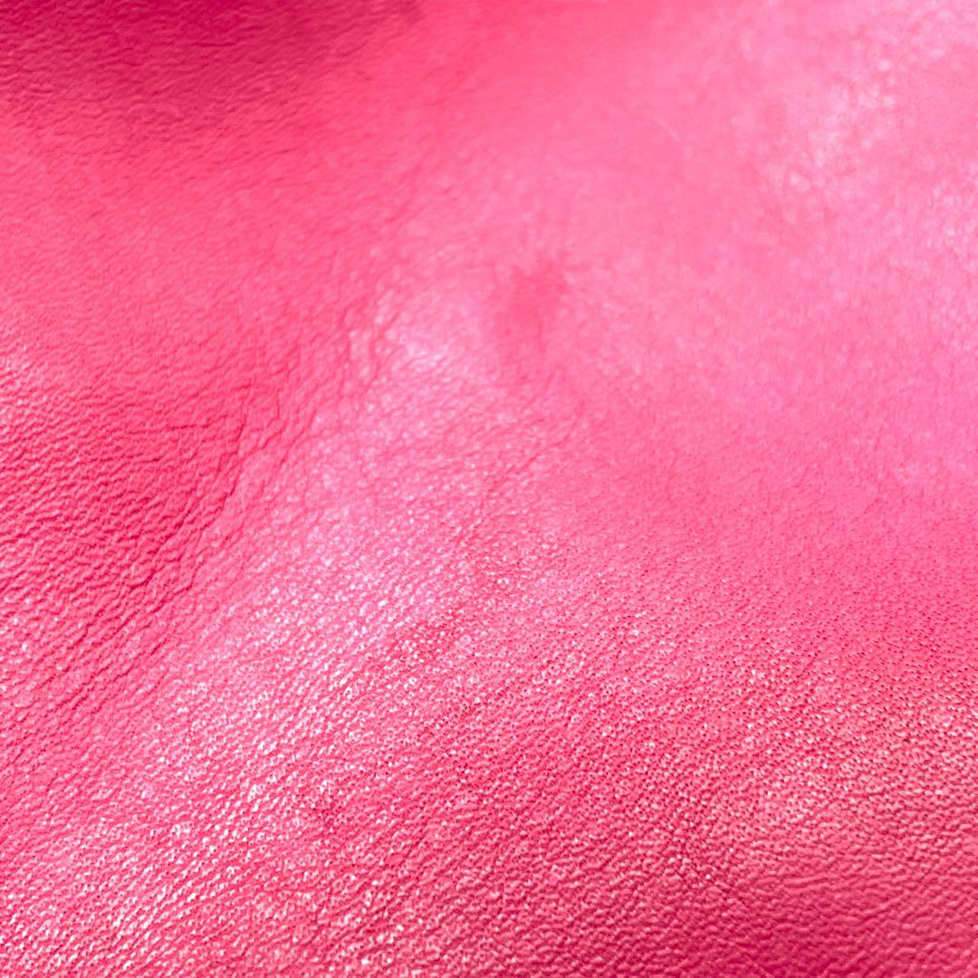 美品 コーチ ソーホー トートバッグ ピンク レザー F13732 ワンショルダー 肩掛け可 ハンドバッグ シルバー金具 チャーム ロゴ刻印 レディース バッグ COACH S94