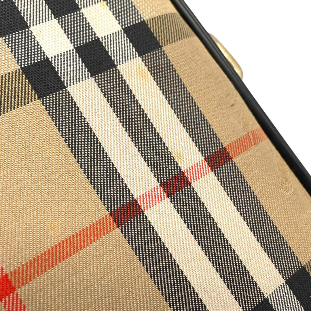 バーバリー ノバチェック シャドーホース ワンショルダー ショルダーバッグ キャンバス レザー ゴールド金具 ホースロゴ コンパクト 肩掛け可 Burberrys レディース バッグ