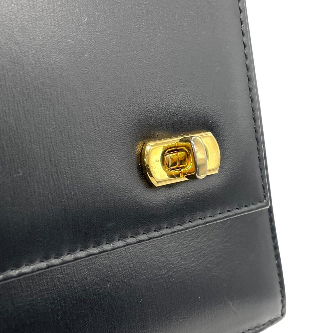 濱野 HAMANO ハマノ E レザー フォーマル ハンドバッグ ターンロック 黒 ブラック 高級革 濱野皮革工藝 自立型 コンパクト 冠婚葬祭 法事 お祝い事 レディース バッグ ゴールド金具 ロゴ刻印