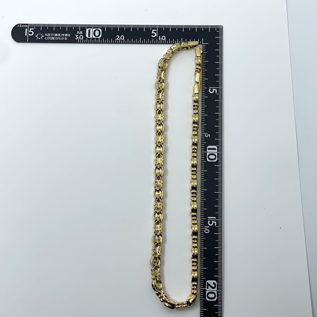 美品 ニナリッチ NINARICCI ゴールド チェーンネックレス グリーンストーン 高級 冠婚葬祭 フォーマル アクセサリー ロゴ刻印 レディース