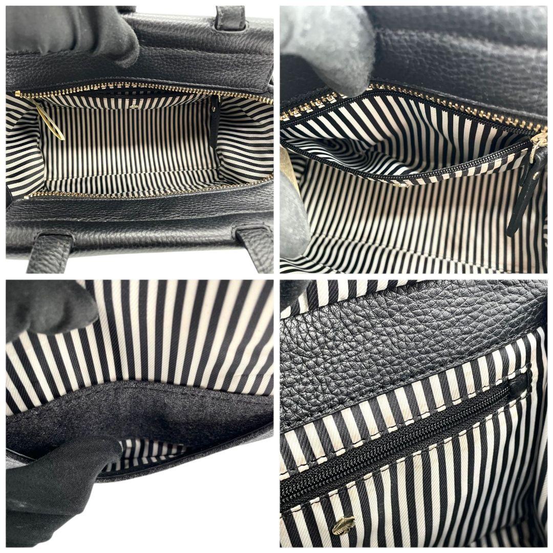 ケイトスペード ハンドバッグ グレー フラップ 2way ショルダーバッグ 斜め掛け可 トートバッグ ウール レザー 本革 ゴールド金具 ロゴ kate spade 上品 おしゃれ 通勤 通学