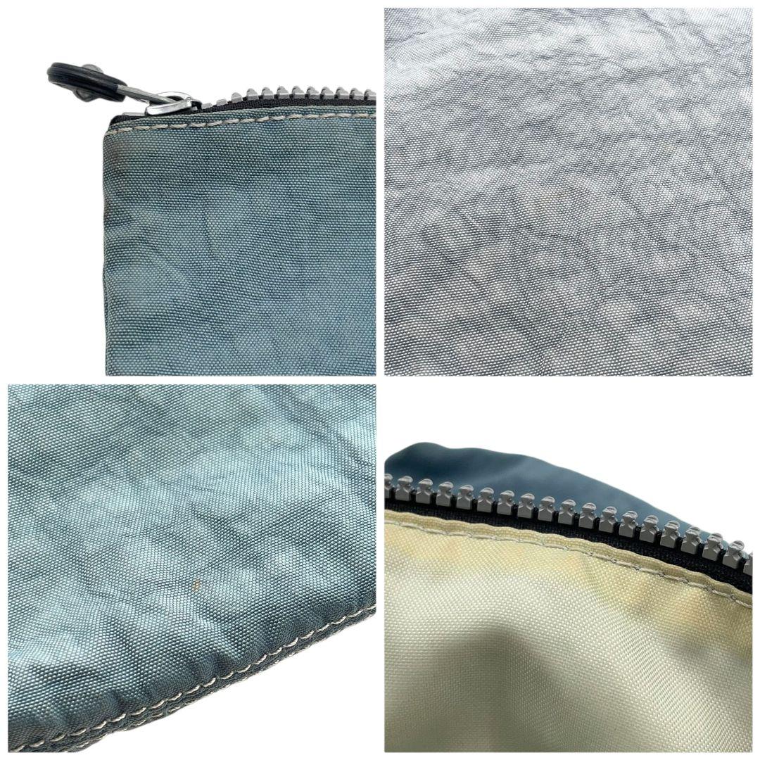 キプリング Kipling ショルダーバッグ 青 ブルー ナイロン ロゴ チャーム付き 斜め掛け可 s6 レディース