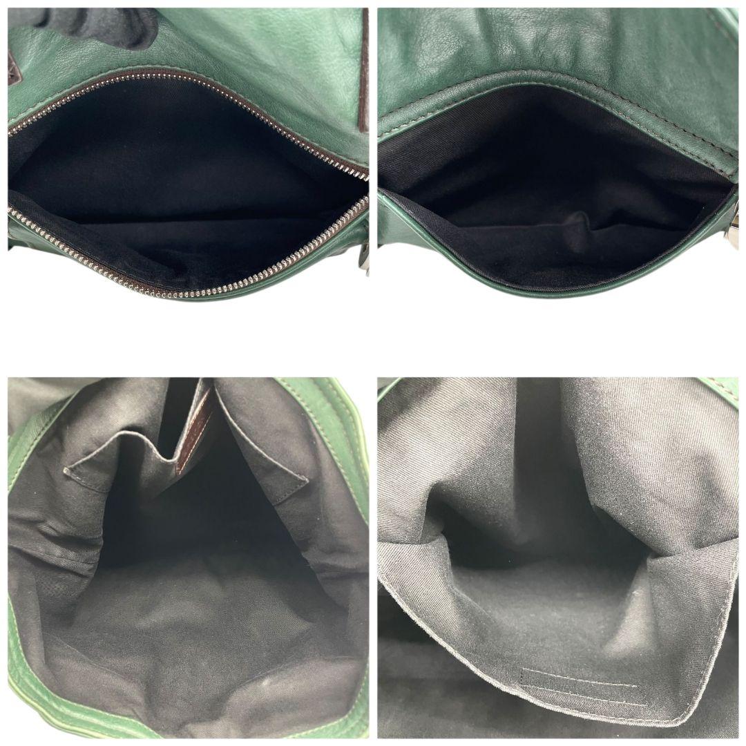 シーバイクロエ トートバッグ 緑 A4収納 ワンショルダー レザー s3 ハンドバッグ 肩掛け可 肩かけ可 本革 グリーン シルバー金具 ロゴプレート チャーム付き SeeByChloe