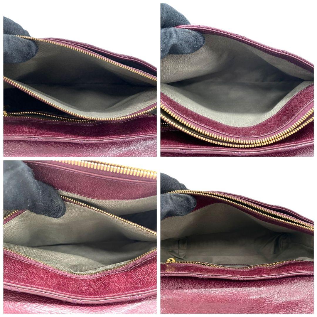 マークジェイコブス MARC JACOBS ショルダーバッグ ワインレッド レッド キルティング フラップ 2way 斜め掛け可 レザー 本革 ゴールド金具 ターンロック T1 レディース