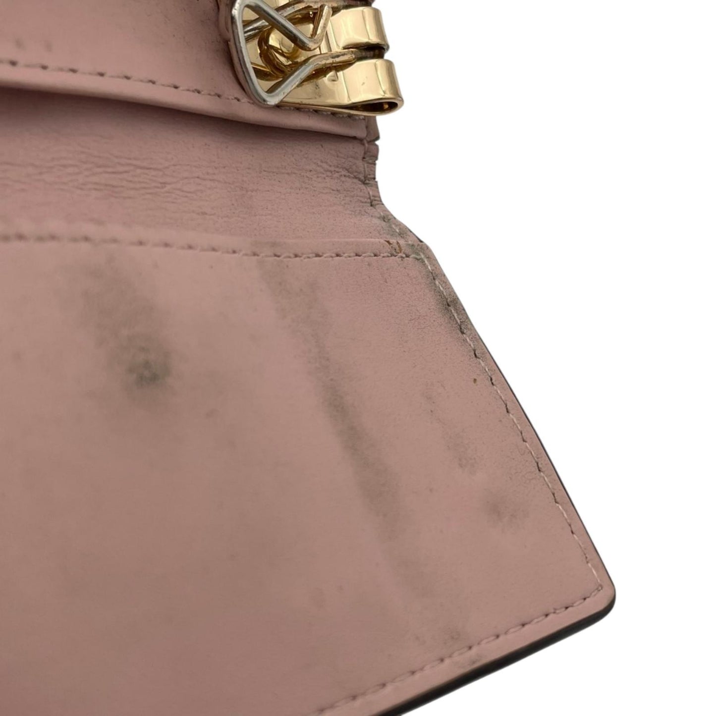 マイケルコース Michael Kors キーケース 6連 レザー ピンク ゴールド金具 MKロゴ レディース エレガント コンパクト 良品 スタイリッシュ ブランドアイテム お洒落 上品 シンプル 実用的 普段使い デイリーユース 通勤 ファッション M5