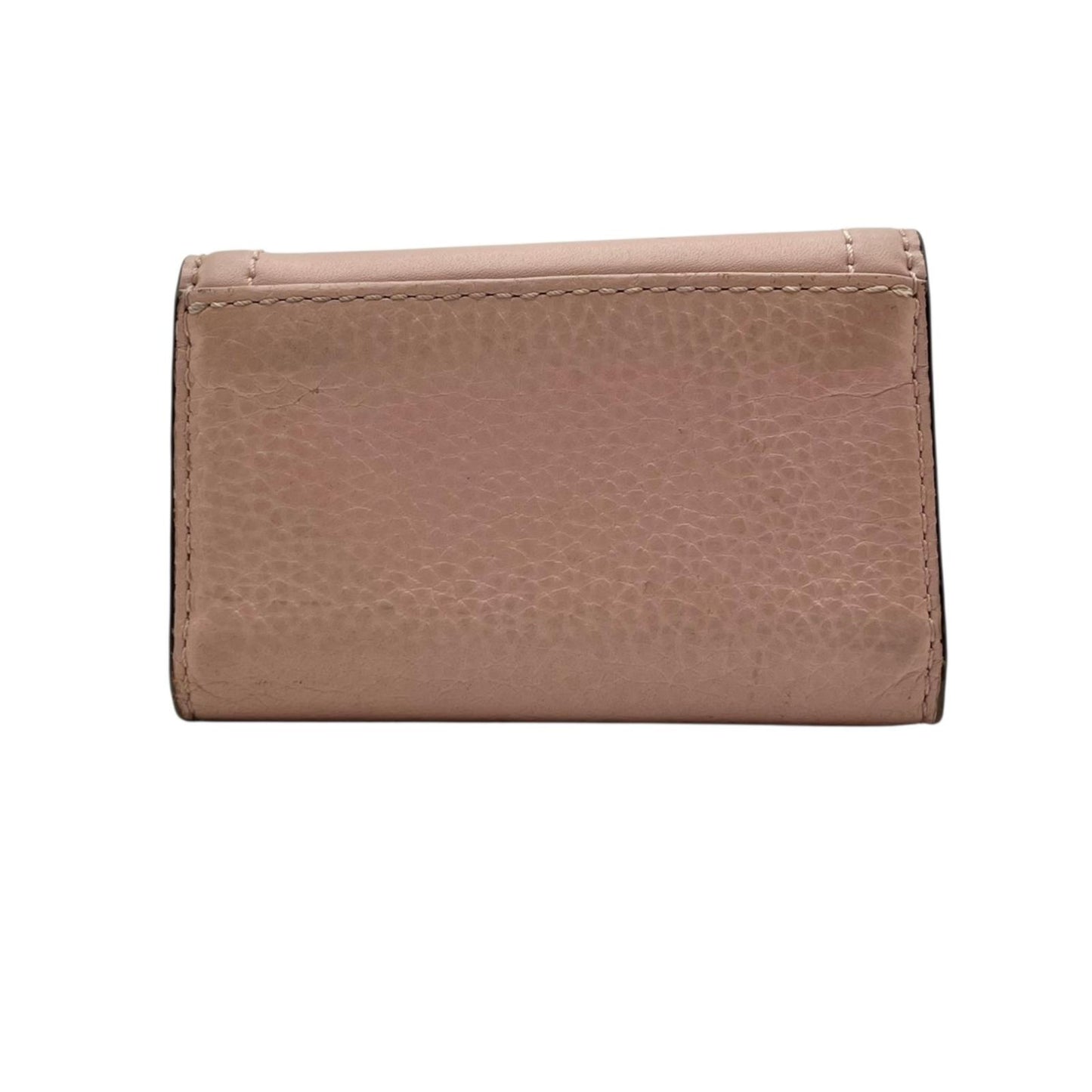 マイケルコース Michael Kors キーケース 6連 レザー ピンク ゴールド金具 MKロゴ レディース エレガント コンパクト 良品 スタイリッシュ ブランドアイテム お洒落 上品 シンプル 実用的 普段使い デイリーユース 通勤 ファッション M5