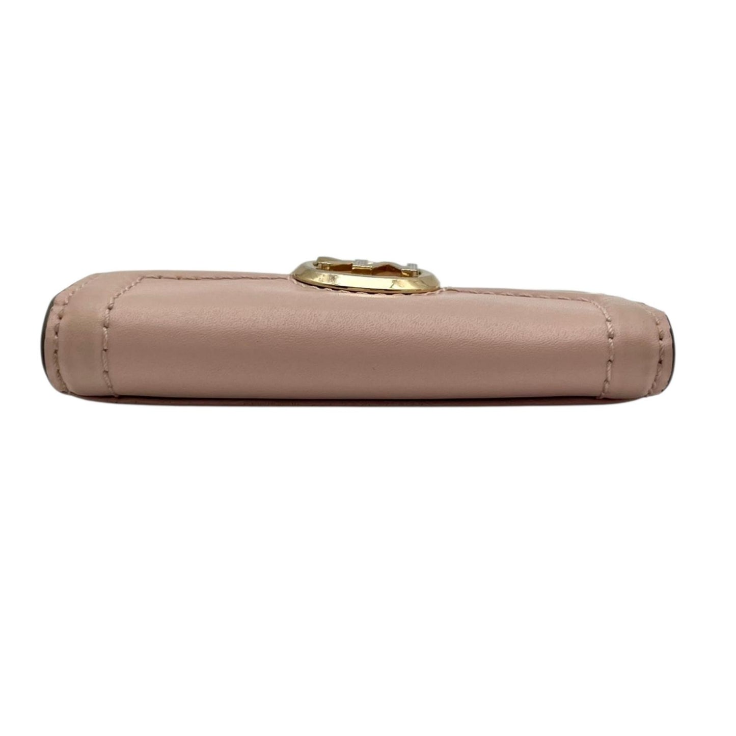マイケルコース Michael Kors キーケース 6連 レザー ピンク ゴールド金具 MKロゴ レディース エレガント コンパクト 良品 スタイリッシュ ブランドアイテム お洒落 上品 シンプル 実用的 普段使い デイリーユース 通勤 ファッション M5