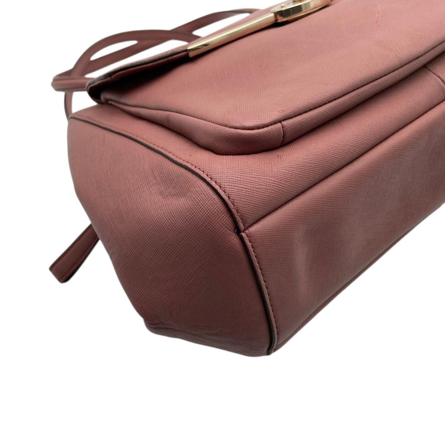 良品 コーチ COACH マディソン マデリン サッチェル サフィアーノレザー トートバッグ ショルダーバッグ 27854 ピンク シルバー金具 2WAY 肩掛け 大容量 A4収納可 エレガント フェミニン クラシック ヴィンテージ レディース 自立可 S69