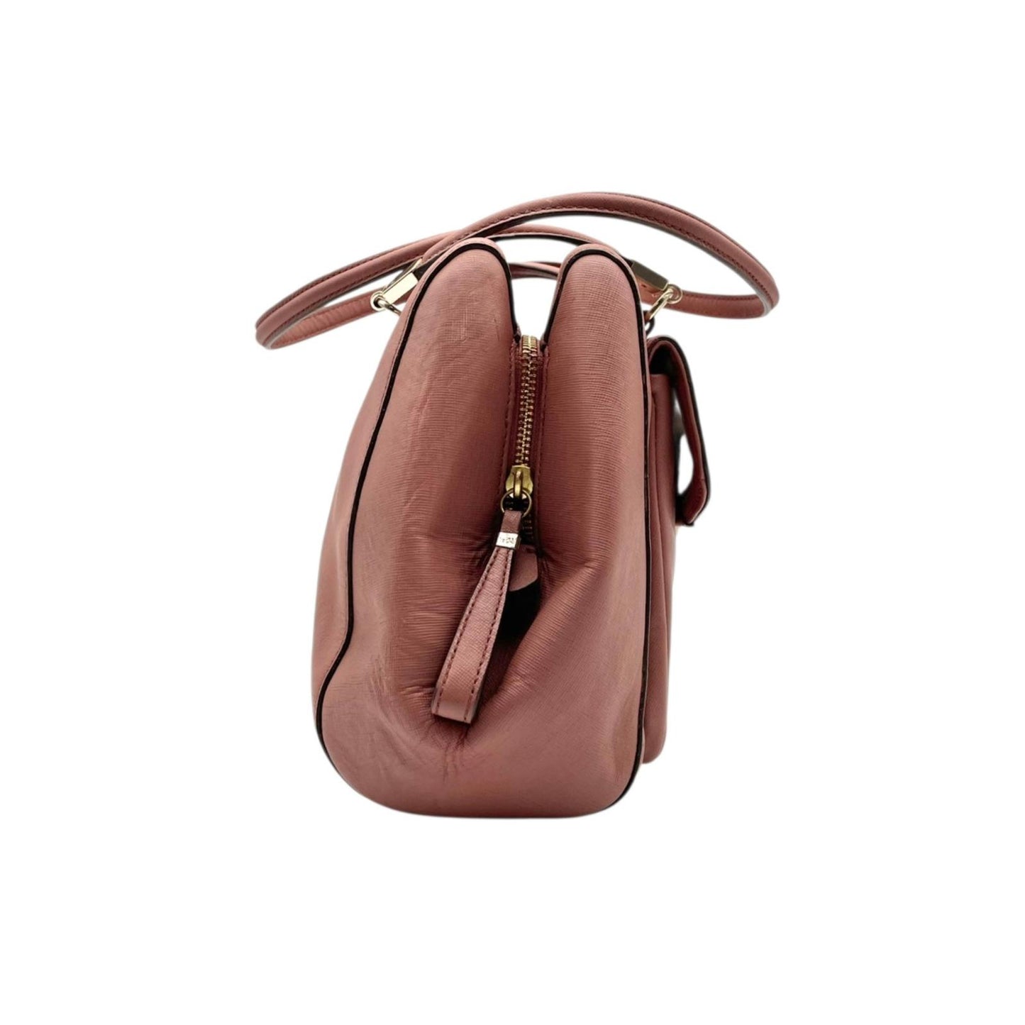 良品 コーチ COACH マディソン マデリン サッチェル サフィアーノレザー トートバッグ ショルダーバッグ 27854 ピンク シルバー金具 2WAY 肩掛け 大容量 A4収納可 エレガント フェミニン クラシック ヴィンテージ レディース 自立可 S69