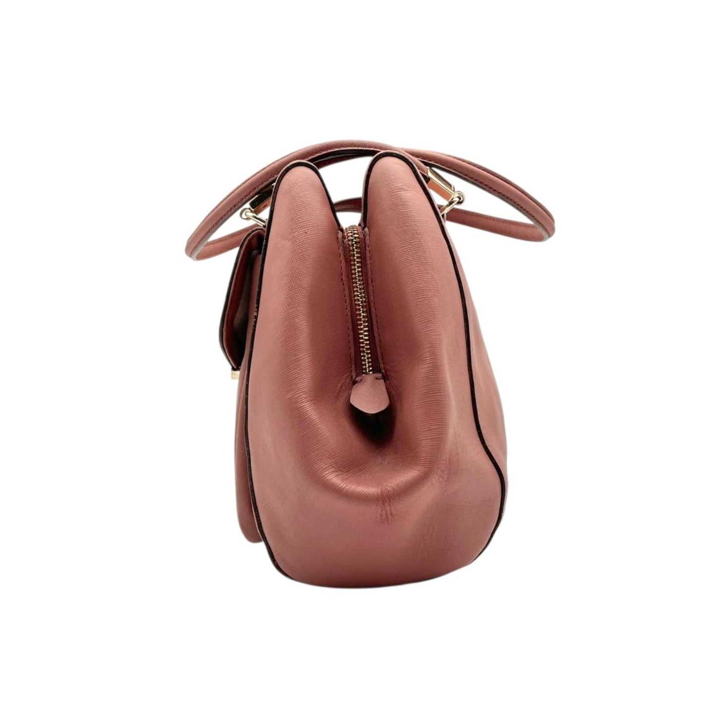 良品 コーチ COACH マディソン マデリン サッチェル サフィアーノレザー トートバッグ ショルダーバッグ 27854 ピンク シルバー金具 2WAY 肩掛け 大容量 A4収納可 エレガント フェミニン クラシック ヴィンテージ レディース 自立可 S69