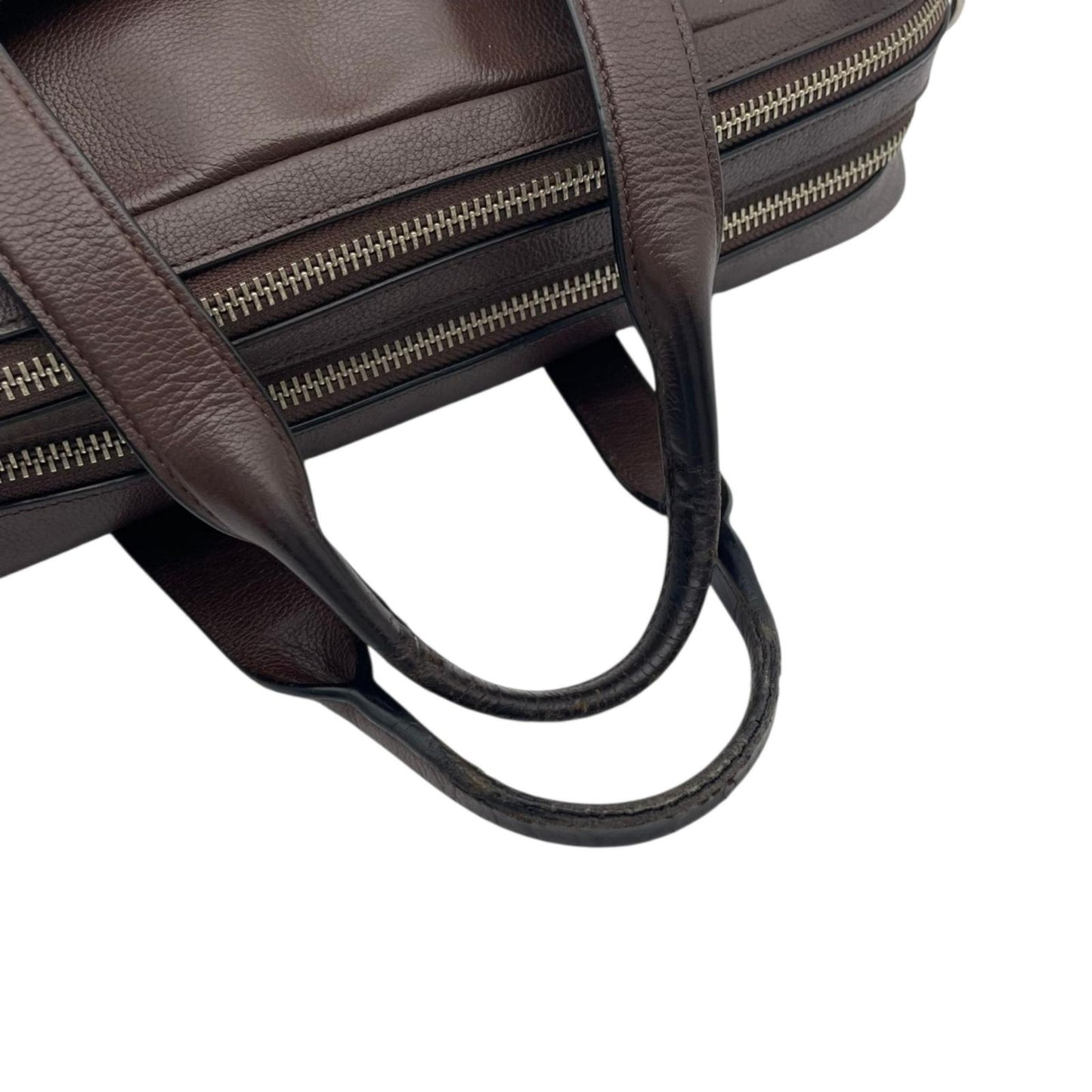 【良品】 コーチ COACH ビジネスバッグ ブリーフケース 書類かばん F22528 ハミルトン レザー 本革 ブラウン 茶 シルバー金具 A4収納可能 大容量 PC収納 通勤 出張 ビジネスユース メンズ 定番 人気 S92
