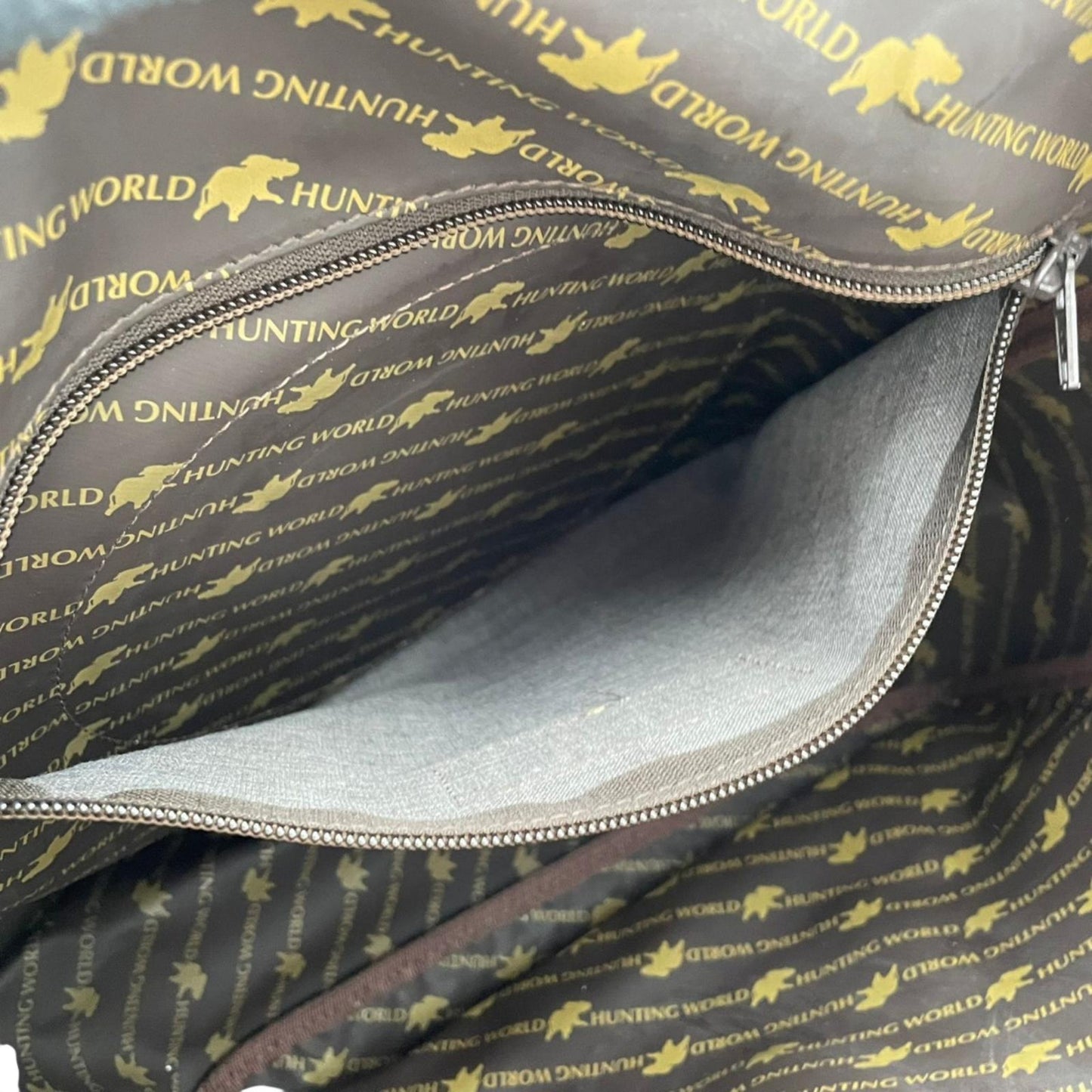 【美品】 ハンティングワールド サファリ トゥデイ トートバッグ キャンバス レザー ダークグリーン ブラウン A4収納 通勤 通学 ビジネス メンズ レディース 大容量 旅行 エレガント カジュアル アウトドア レトロ ビンテージ 定番 人気 鞄 S22