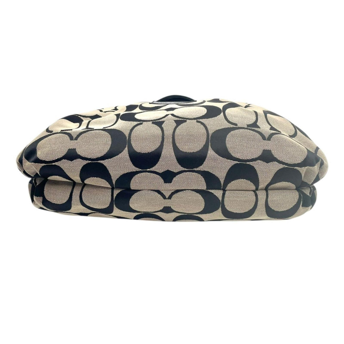 美品 COACH コーチ ポピー デイジー シグネチャー トートバッグ F22947 キャンバス レザー グレー ブラック 肩掛け A4収納 大容量 Y2K ヴィンテージ ハートチャーム レディース 通勤 通学 シルバー金具 S70