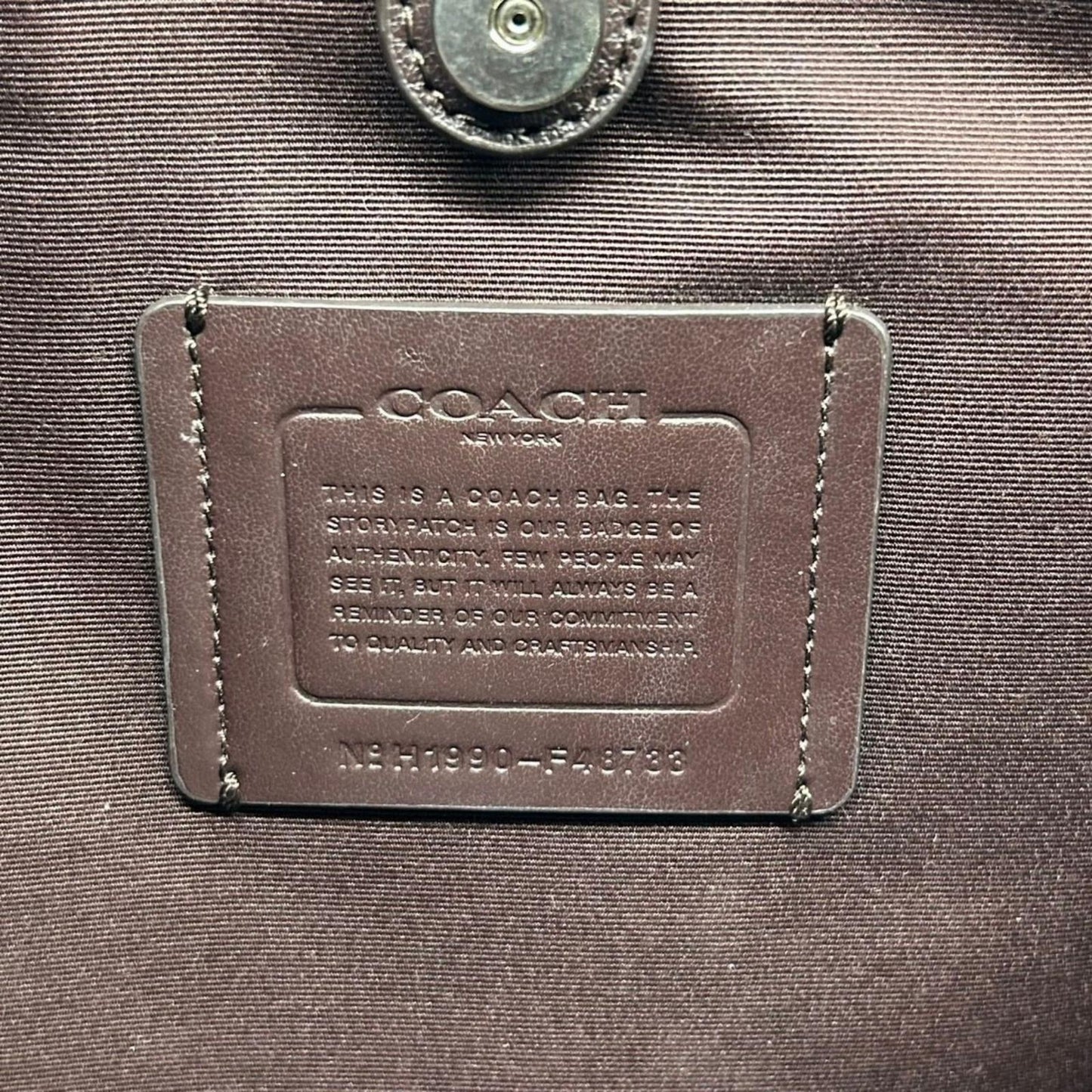 COACH コーチ トートバッグ F48733 レザー グレー A4収納可 肩掛け レディース 通勤 通学 ビジネスバッグ シンプル 大容量 ロゴチャーム付き エレガント スタイリッシュ 人気モデル クリーニング済み s31