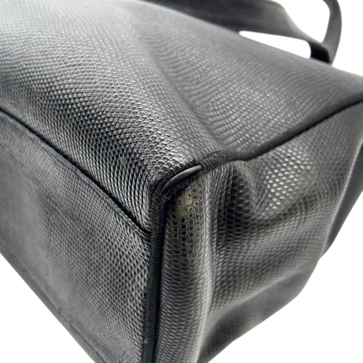 Salvatore Ferragamo フェラガモ ヴァラリボン ハンドバッグ トートバッグ BK-21 2530 レザー キャンバス ブラック 黒 ゴールド金具 A4収納可 レディース エレガント クラシック イタリア製 クリーニング済み C4