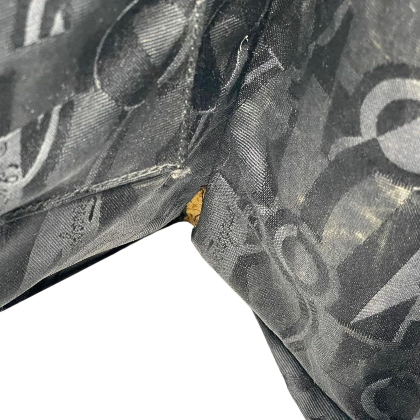 Salvatore Ferragamo フェラガモ ヴァラリボン ハンドバッグ トートバッグ BK-21 2530 レザー キャンバス ブラック 黒 ゴールド金具 A4収納可 レディース エレガント クラシック イタリア製 クリーニング済み C4