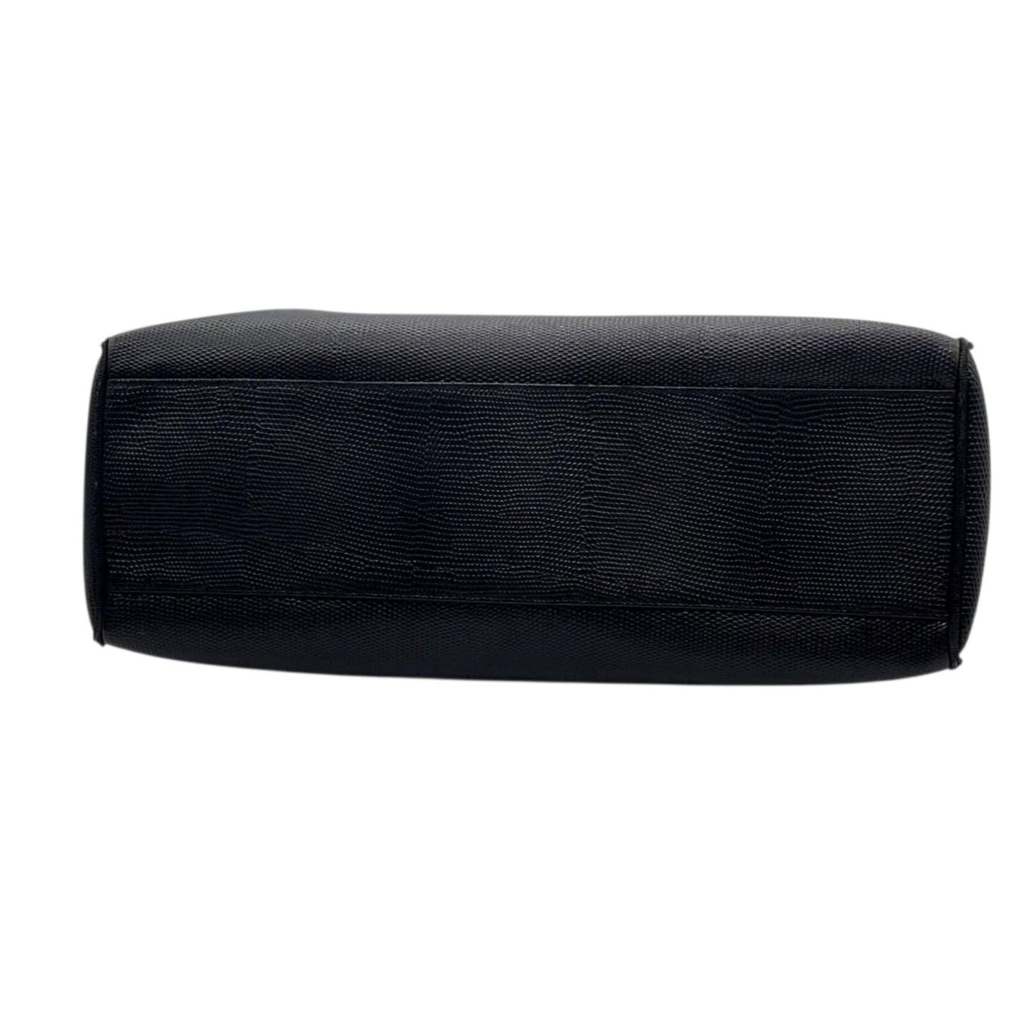 Salvatore Ferragamo フェラガモ ヴァラリボン ハンドバッグ トートバッグ BK-21 2530 レザー キャンバス ブラック 黒 ゴールド金具 A4収納可 レディース エレガント クラシック イタリア製 クリーニング済み C4