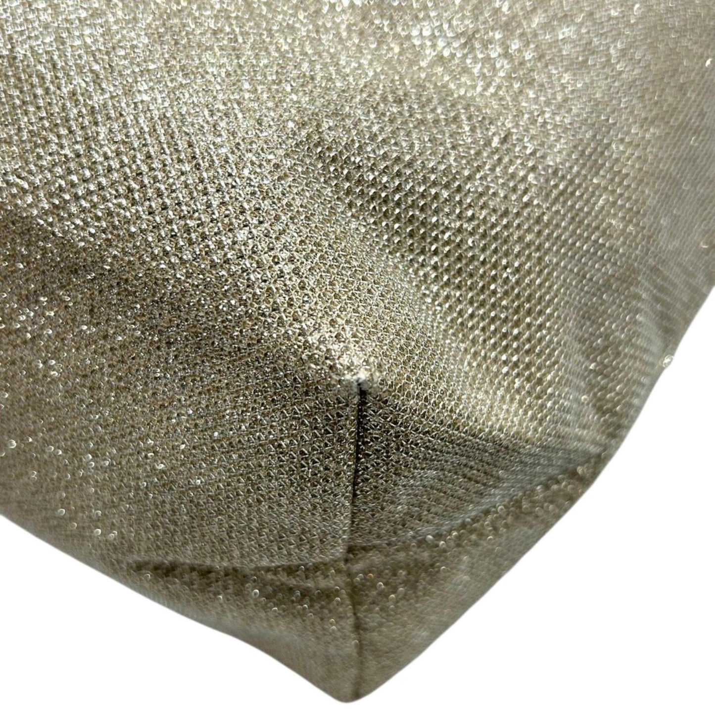 美品 アンテプリマミスト トートバッグ ハンドバッグ ラメ グリッター ロゴプレート キャンバス ゴールド シャンパンゴールド ポーチ付き レディース エレガント フェミニン お出かけ おしゃれ クリーニング済み U9