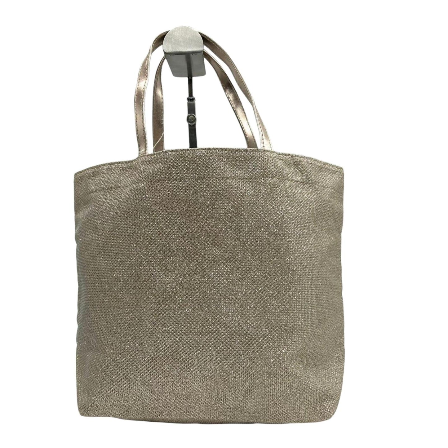 美品 アンテプリマミスト トートバッグ ハンドバッグ ラメ グリッター ロゴプレート キャンバス ゴールド シャンパンゴールド ポーチ付き レディース エレガント フェミニン お出かけ おしゃれ クリーニング済み U9