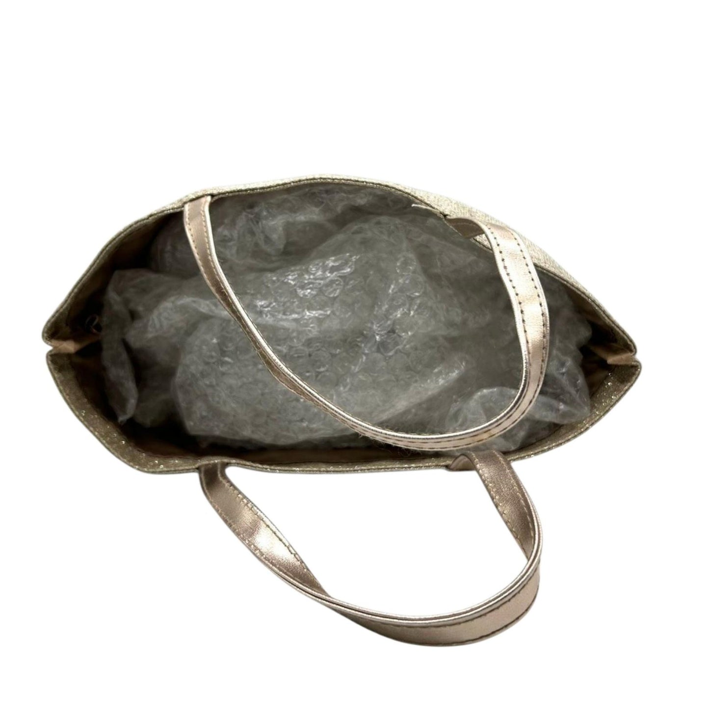 美品 アンテプリマミスト トートバッグ ハンドバッグ ラメ グリッター ロゴプレート キャンバス ゴールド シャンパンゴールド ポーチ付き レディース エレガント フェミニン お出かけ おしゃれ クリーニング済み U9