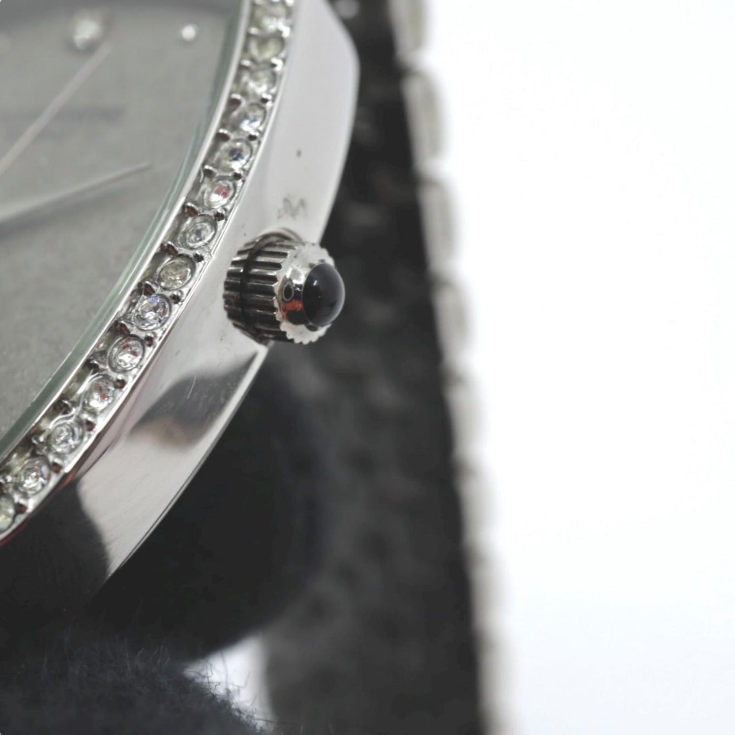 美品 ニコラバレンティノ NICOLA VALENTINO 腕時計 NVG-380S-6 レディース クォーツ グレー文字盤 スクエア レクタンギュラー ドレスウォッチ クラシック アナログ ステンレス シルバー 電池交換済 G10