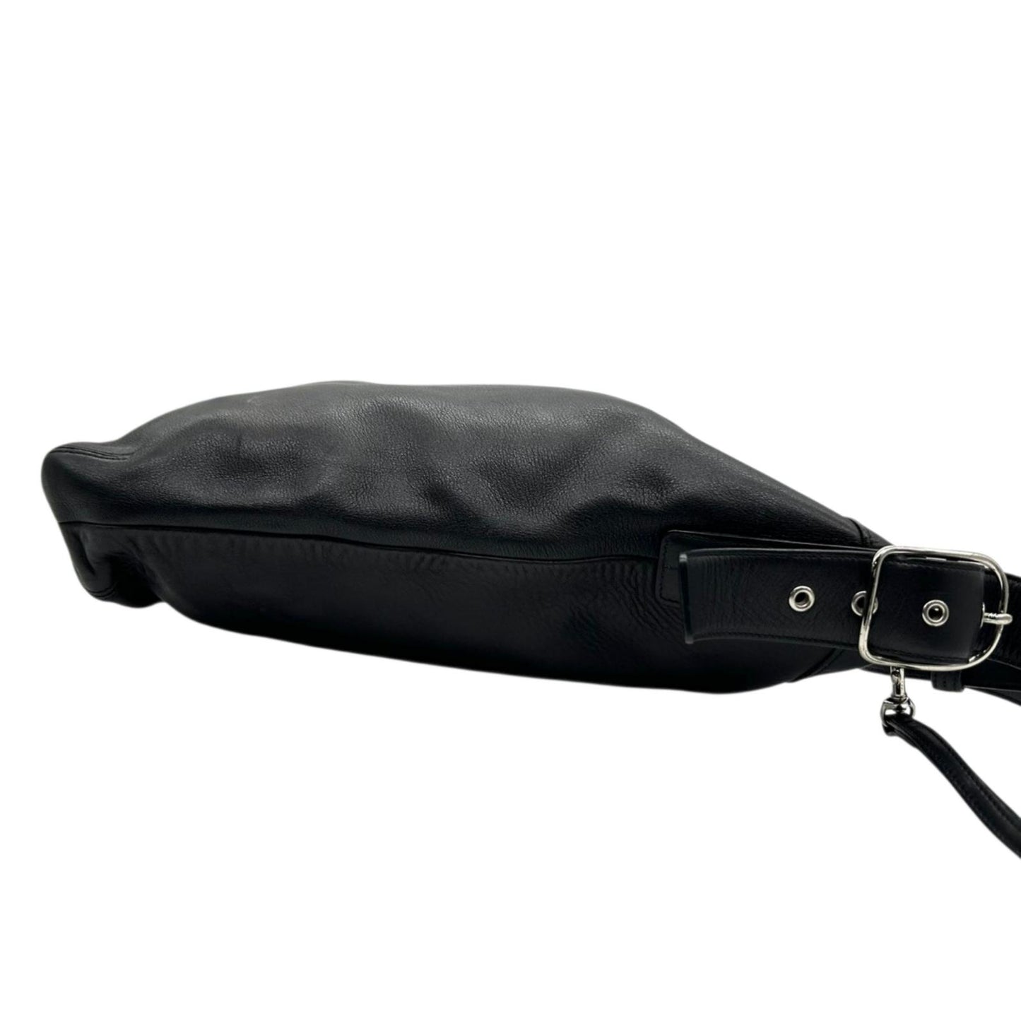 コーチ COACH 9177 レザー ショルダーバッグ クロスボディ 斜め掛け メッセンジャーバッグ 本革 ブラック 黒 A4収納可 大容量 通勤 通学 メンズ レディース ユニセックス ヴィンテージスタイル シンプル カジュアル 無地 ファスナー開閉 E6