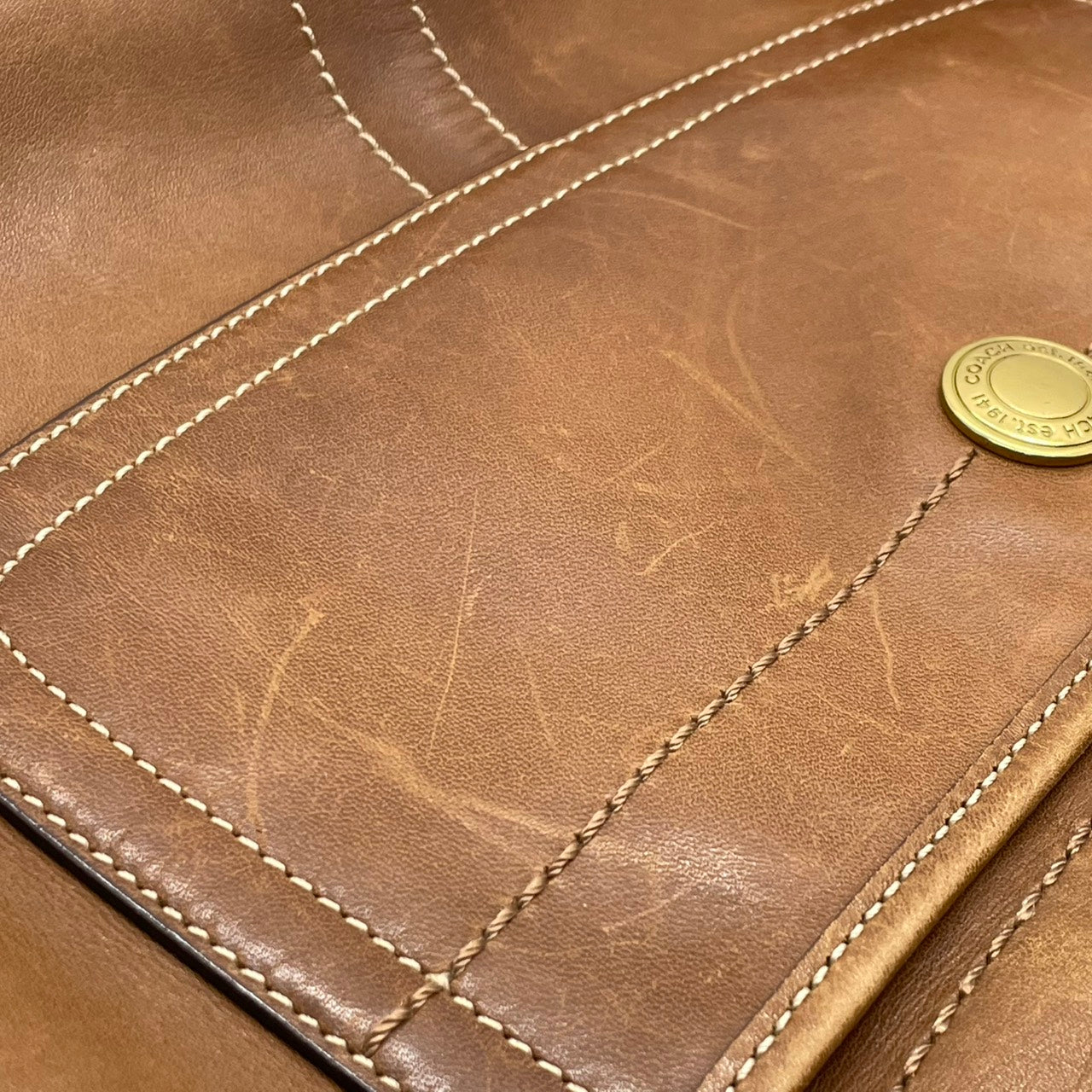 コーチ COACH ショルダーバッグ ワンショルダー ハンドバッグ ホーボー 自立可 レザー 本革 ブラウン 茶色 ゴールド金具 クラシック ビンテージ レディース 通勤 通学 カジュアル エレガント 11288 s85