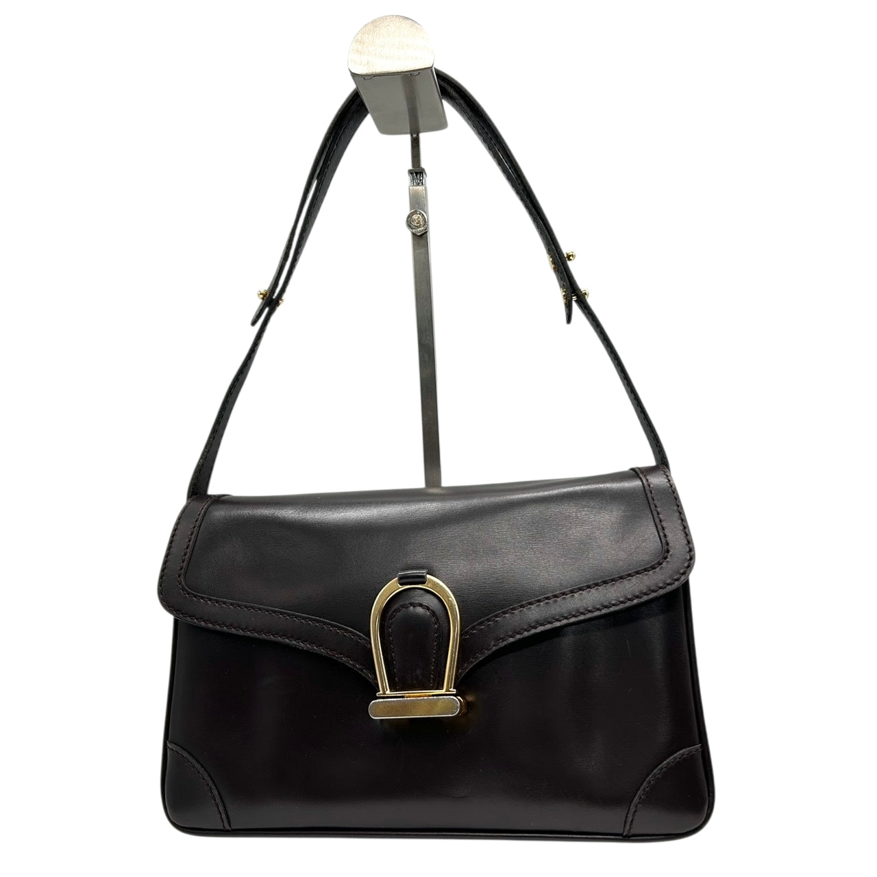 ロウナーロンドン LAUNER LONDON ハンドバッグ ワンショルダーバッグ ショルダーバッグ 2way レザー 本革 ブラウン 茶色 王室御用達 レディース 斜め掛け可 自立可 エレガント クラシック ビンテージ 上品 高級感 冠婚葬祭 s78