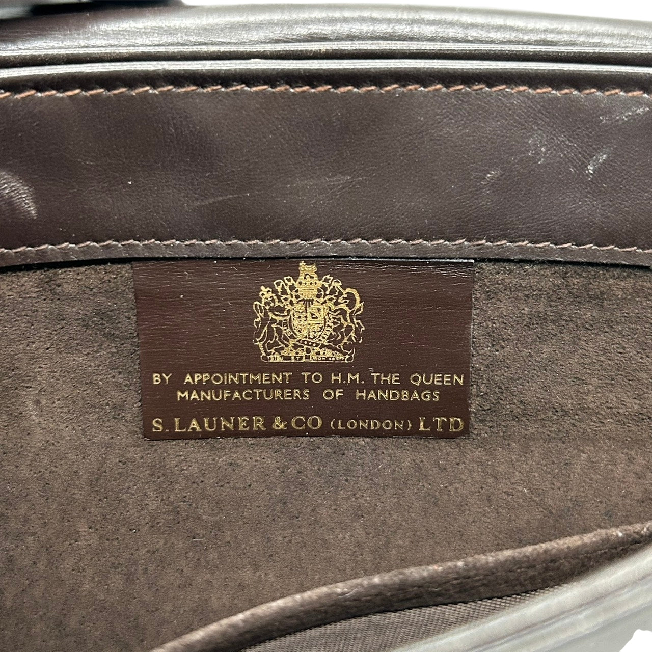 ロウナーロンドン LAUNER LONDON ハンドバッグ ワンショルダーバッグ ショルダーバッグ 2way レザー 本革 ブラウン 茶色 王室御用達 レディース 斜め掛け可 自立可 エレガント クラシック ビンテージ 上品 高級感 冠婚葬祭 s78