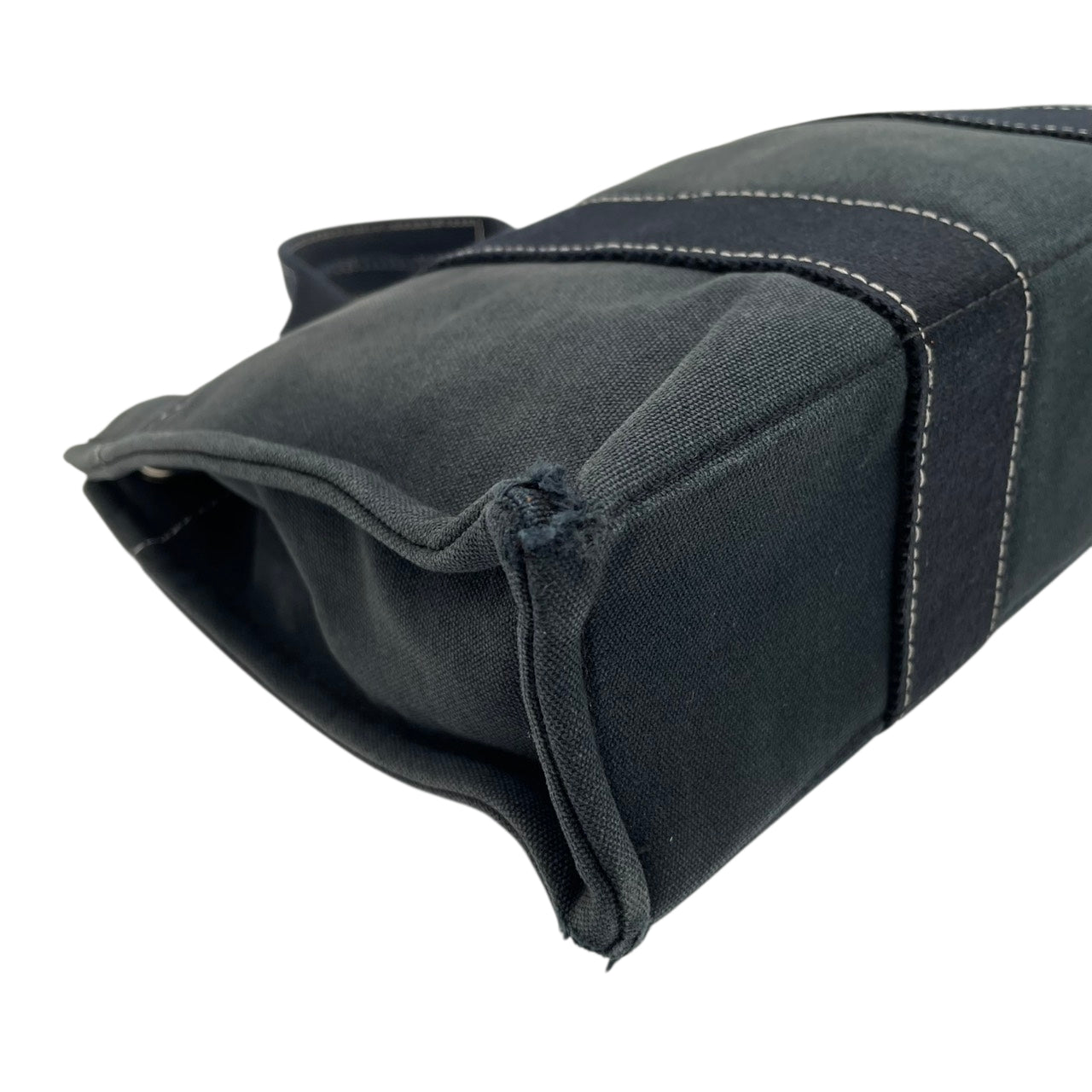 エルメス トートバッグ フールトゥPM キャンバス ネイビー ブラック シルバー金具 ハンドバッグ ミニバッグ ヴィンテージ ビンテージ クラシック カジュアル シンプル 頑丈 メンズ レディース ユニセックス 普段使い お出かけ 上品 人気 定番 S69