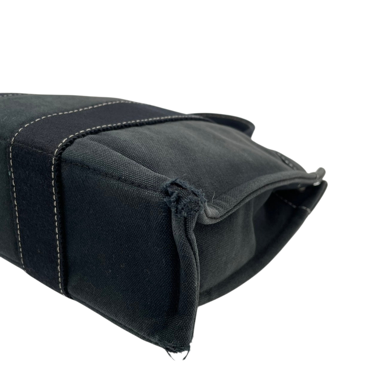 エルメス トートバッグ フールトゥPM キャンバス ネイビー ブラック シルバー金具 ハンドバッグ ミニバッグ ヴィンテージ ビンテージ クラシック カジュアル シンプル 頑丈 メンズ レディース ユニセックス 普段使い お出かけ 上品 人気 定番 S69