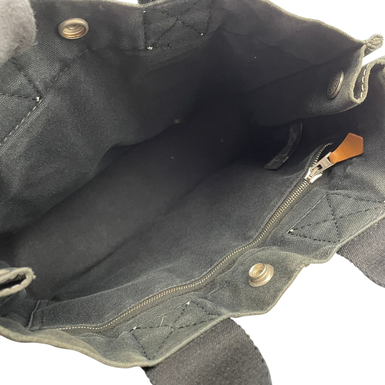 エルメス トートバッグ フールトゥPM キャンバス ネイビー ブラック シルバー金具 ハンドバッグ ミニバッグ ヴィンテージ ビンテージ クラシック カジュアル シンプル 頑丈 メンズ レディース ユニセックス 普段使い お出かけ 上品 人気 定番 S69