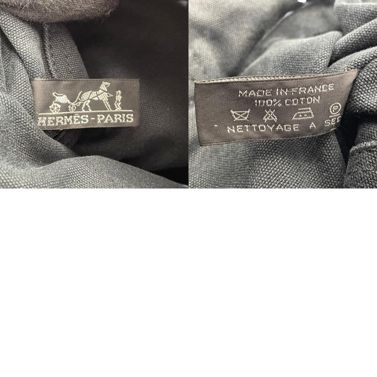 エルメス トートバッグ フールトゥPM キャンバス ネイビー ブラック シルバー金具 ハンドバッグ ミニバッグ ヴィンテージ ビンテージ クラシック カジュアル シンプル 頑丈 メンズ レディース ユニセックス 普段使い お出かけ 上品 人気 定番 S69