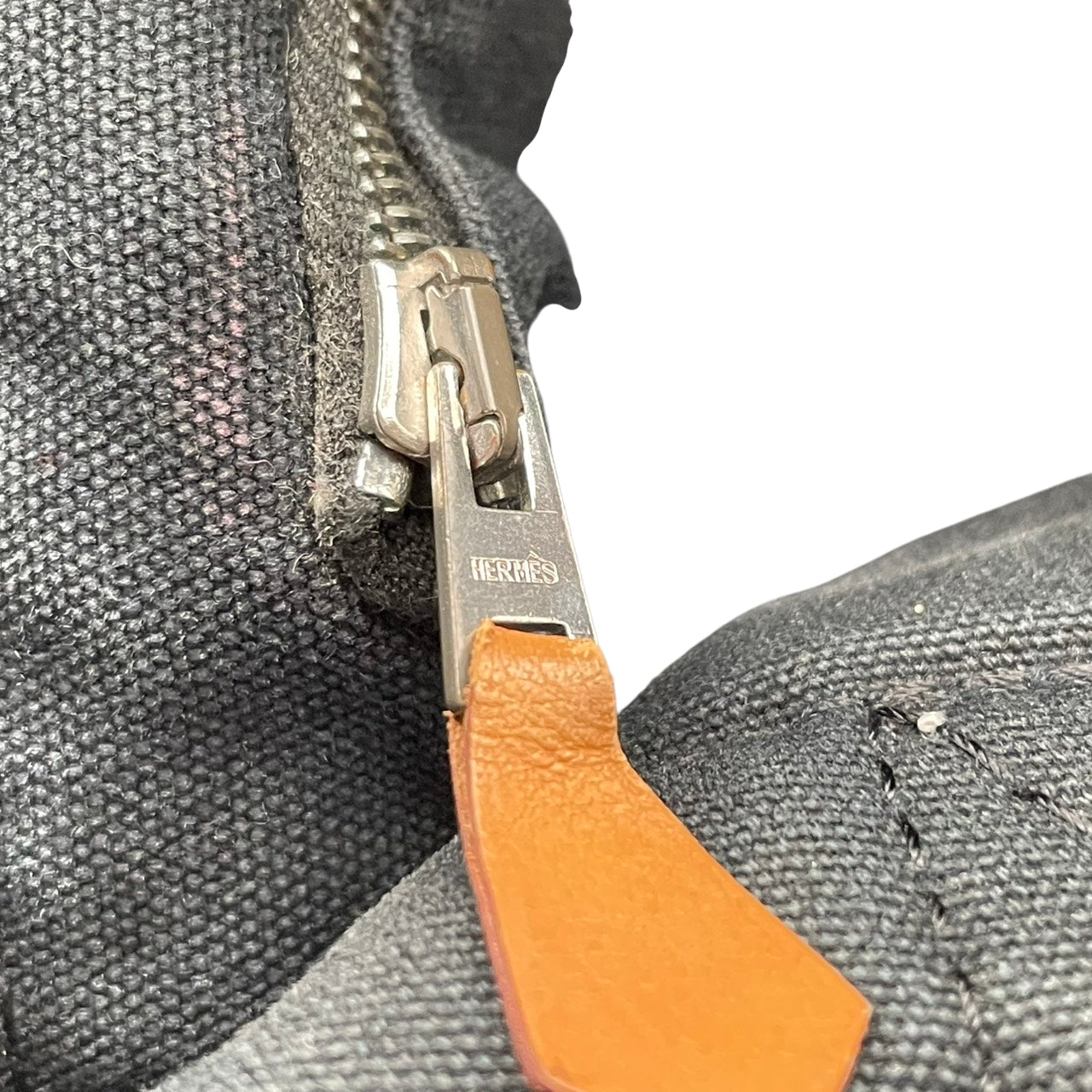 エルメス トートバッグ フールトゥPM キャンバス ネイビー ブラック シルバー金具 ハンドバッグ ミニバッグ ヴィンテージ ビンテージ クラシック カジュアル シンプル 頑丈 メンズ レディース ユニセックス 普段使い お出かけ 上品 人気 定番 S69