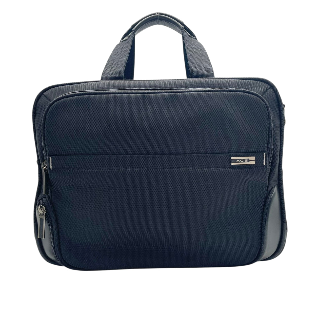 美品 エース ACE ビジネスバッグ ブリーフケース ナイロン 黒 ブラック 2WAY ショルダーバッグ ハンドバッグ 大容量 A4収納 PC収納 通勤 出張 メンズ 多機能 高機能 軽量 スタイリッシュ エレガント ビジネス S64