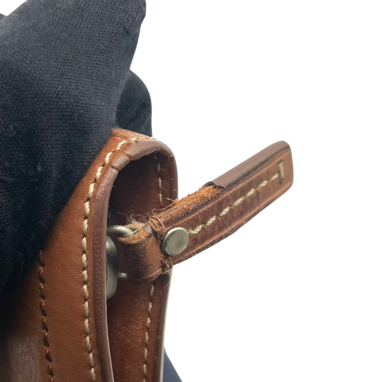 コーチ COACH ヘリテージ ウェブ 牛革 本革 レザー フォルドオーバー トートバッグ ブラウン ショルダーバッグ 2WAY メンズ F70558 大容量 通勤通学 ビジネス A4収納 シルバー金具 正規品 中古 U3