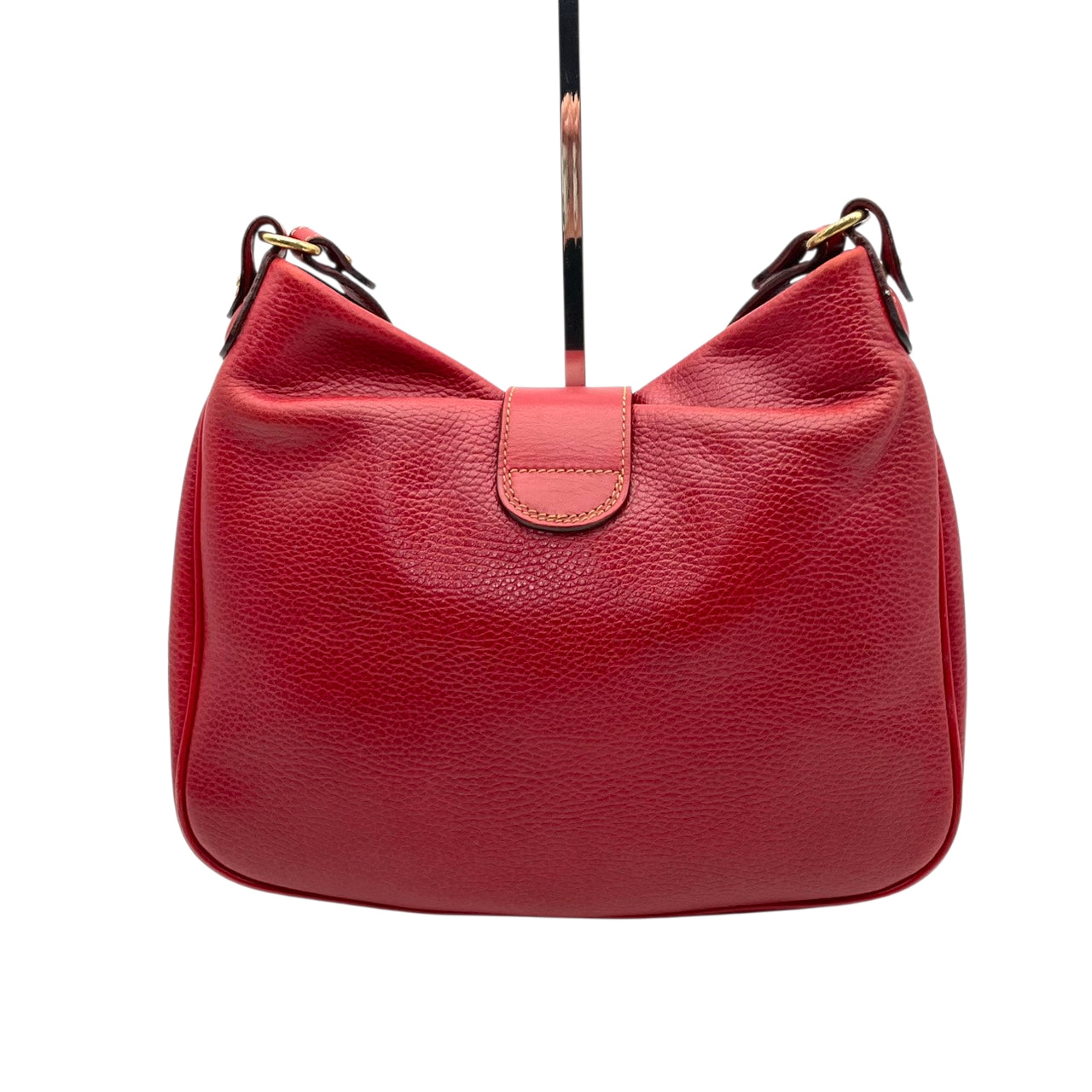 コーチ COACH シェリダン コレクション 本革 フルグレイン レザー ショルダーバッグ レッド 赤 ターンロック 肩掛け レディース 大容量 A4収納 イタリア製 ゴールド金具 牛革 正規品 人気 中古 U3