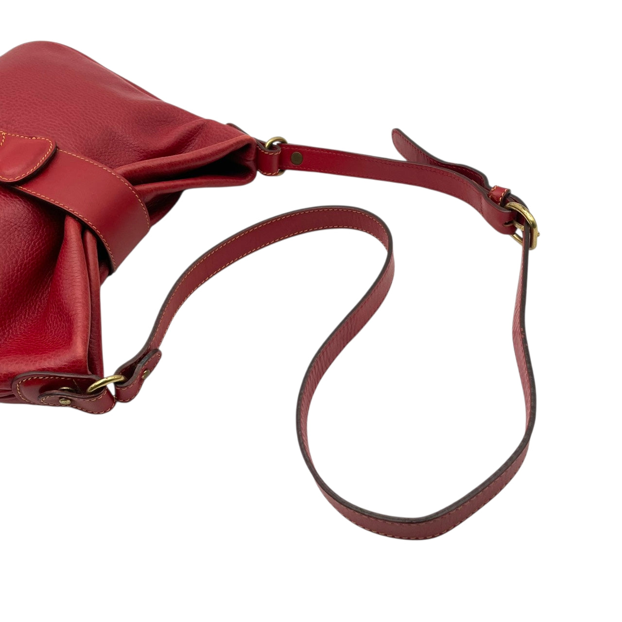 コーチ COACH シェリダン コレクション 本革 フルグレイン レザー ショルダーバッグ レッド 赤 ターンロック 肩掛け レディース 大容量 A4収納 イタリア製 ゴールド金具 牛革 正規品 人気 中古 U3