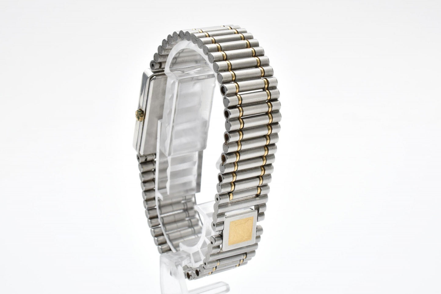 セイコー Seiko ARC 1221-5760 メンズ腕時計 ホワイト文字盤 角型ケース ステンレススチール クォーツ ドレスウォッチ ヴィンテージ 1980年代