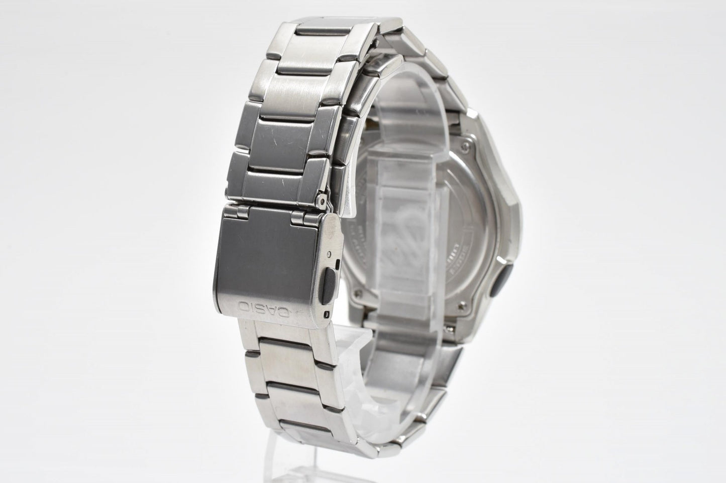 カシオ CASIO Wave Ceptor WVA-M630 メンズ腕時計 電波ソーラー アナデジ シルバー ステンレス