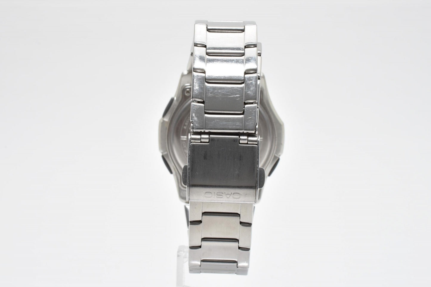 カシオ CASIO Wave Ceptor WVA-M630 メンズ腕時計 電波ソーラー アナデジ シルバー ステンレス
