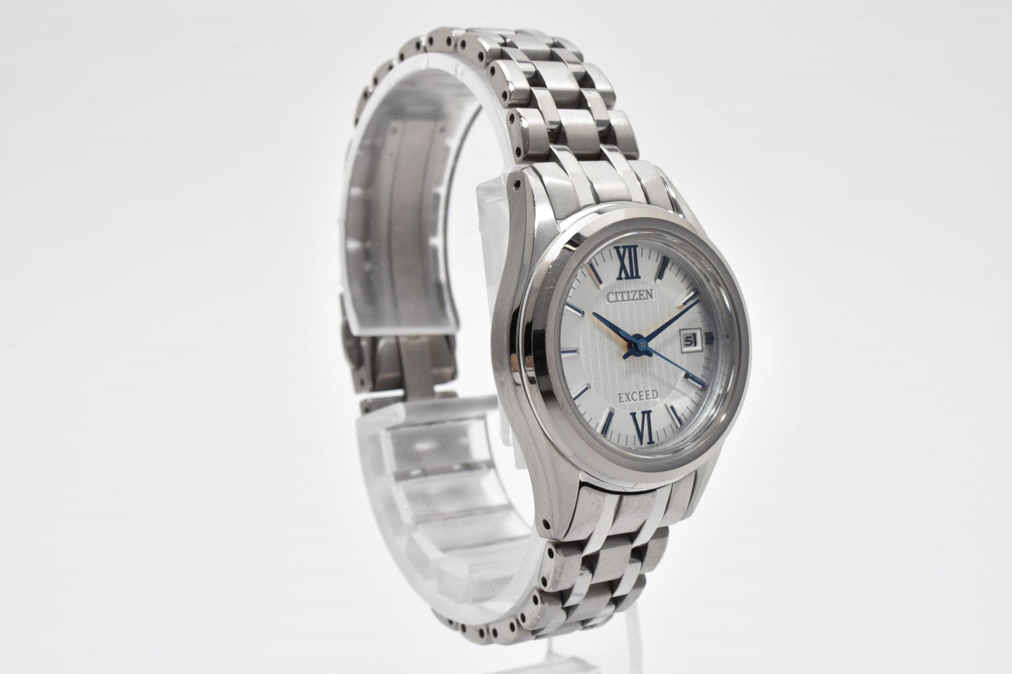 シチズン CITIZEN EXCEED FE1000-51A レディース腕時計 エコドライブ シルバー文字盤 デイト ステンレス