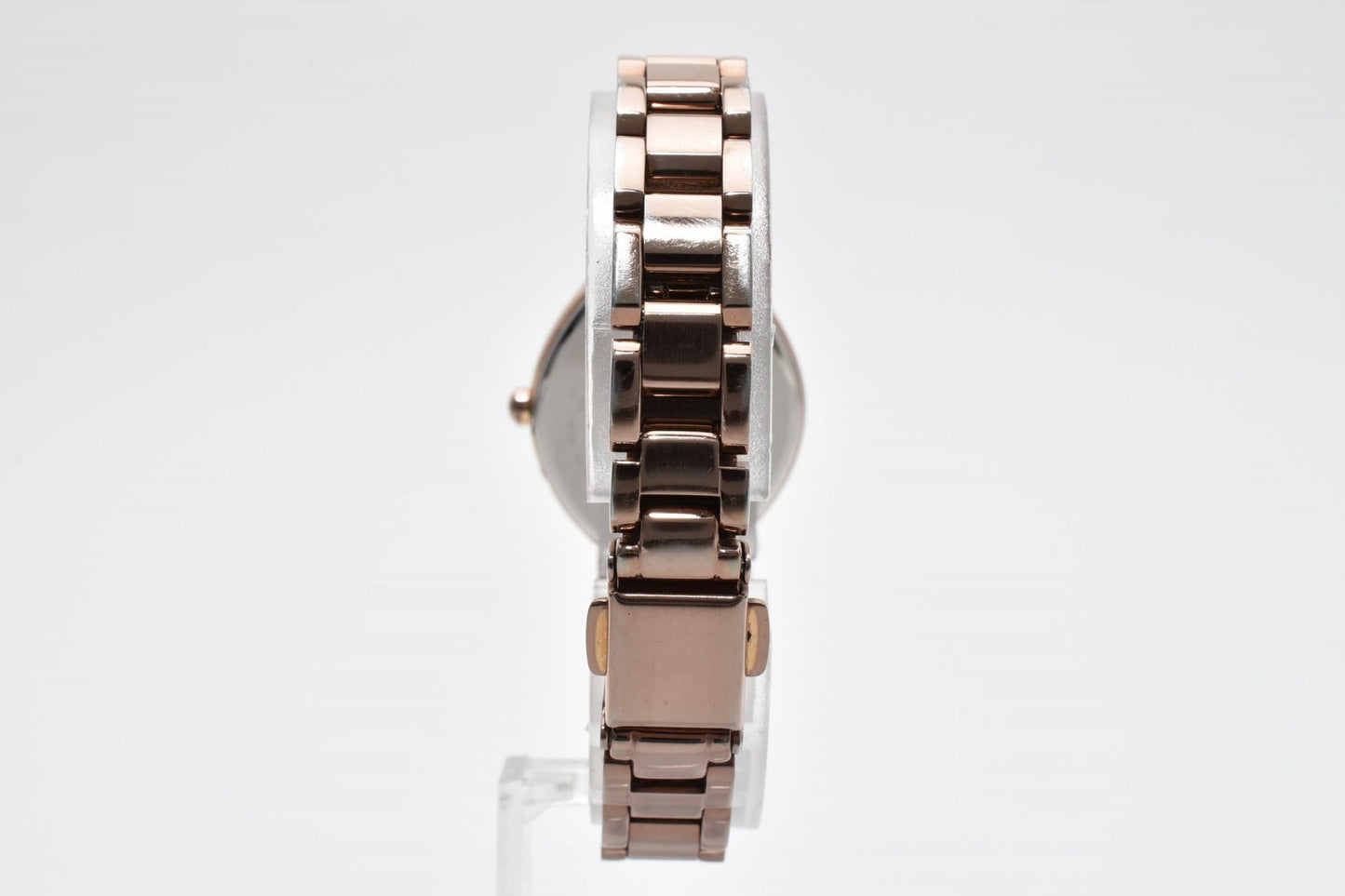 シチズン CITIZEN XC H058-T019129 エコドライブ 電波ソーラー レディース腕時計 ピンクゴールド ブラウン文字盤