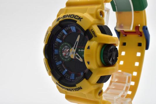 カシオ CASIO G-SHOCK GA-400 メンズ腕時計 アナデジ イエロー マルチカラー Gショック クオーツ